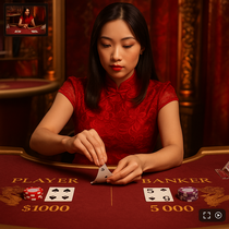 Shazam - Live Baccarat - Real Dealer Card Game